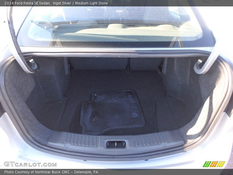 Ingot Silver / Medium Light Stone 2014 Ford Fiesta SE Sedan