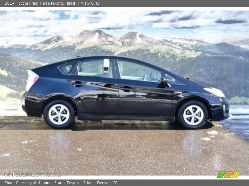Black / Misty Gray 2014 Toyota Prius Three Hybrid
