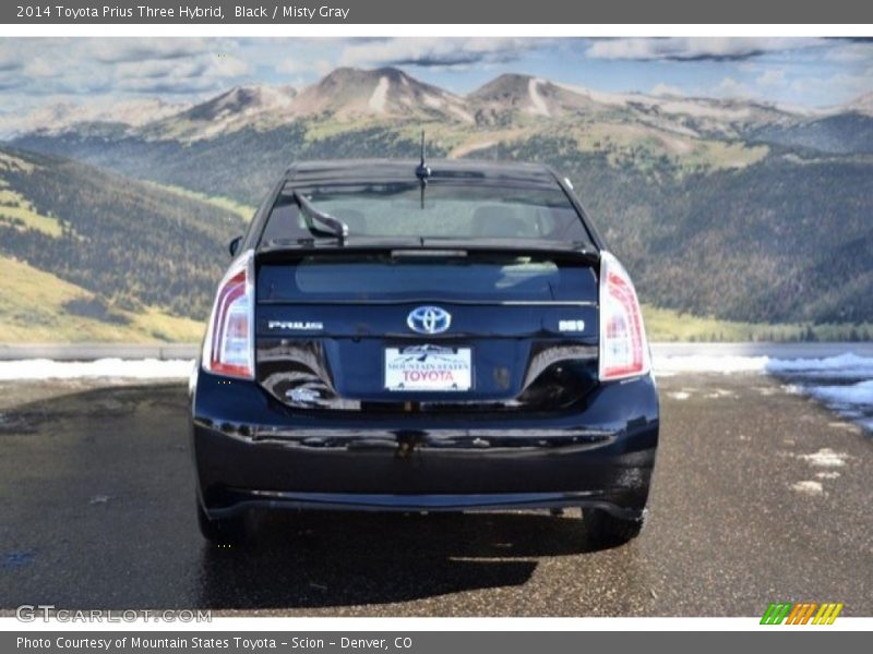Black / Misty Gray 2014 Toyota Prius Three Hybrid