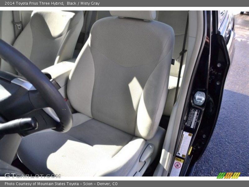 Black / Misty Gray 2014 Toyota Prius Three Hybrid