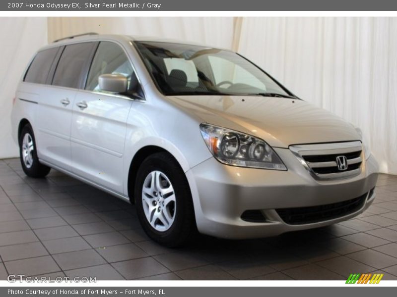 Silver Pearl Metallic / Gray 2007 Honda Odyssey EX