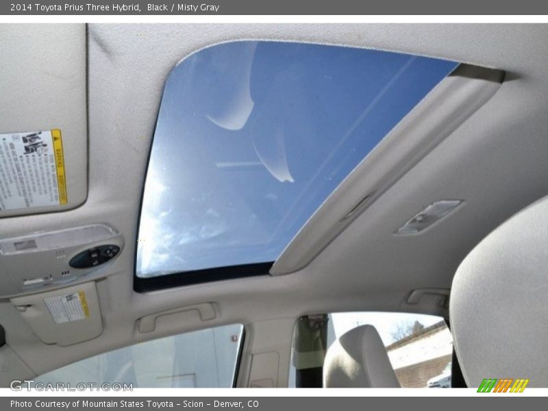 Black / Misty Gray 2014 Toyota Prius Three Hybrid