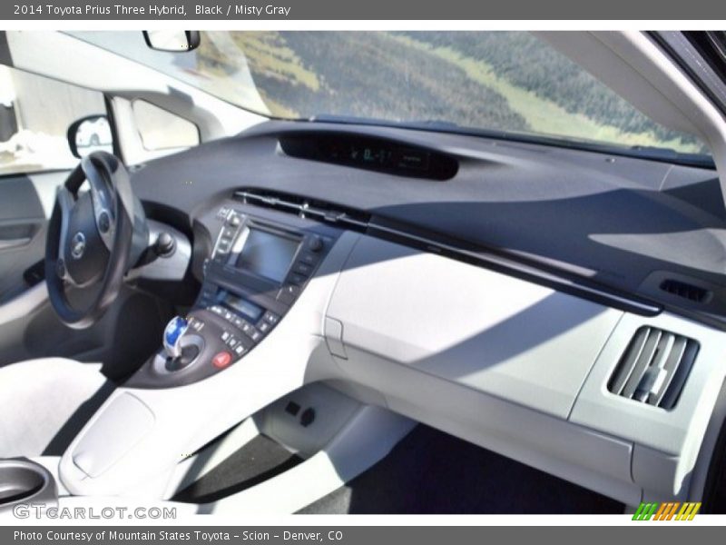 Black / Misty Gray 2014 Toyota Prius Three Hybrid