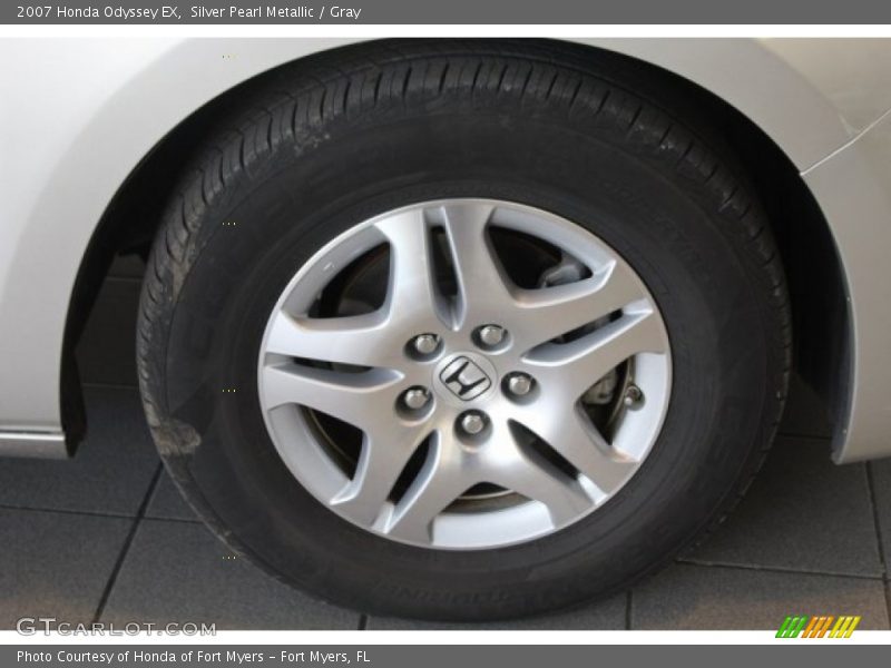 Silver Pearl Metallic / Gray 2007 Honda Odyssey EX