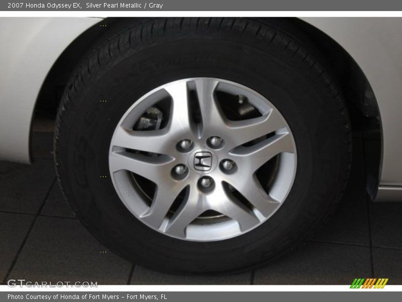 Silver Pearl Metallic / Gray 2007 Honda Odyssey EX