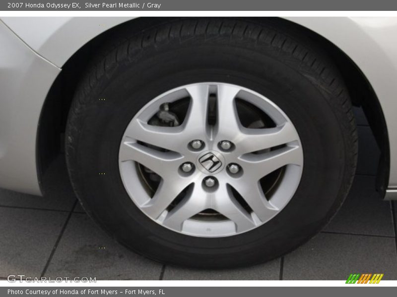 Silver Pearl Metallic / Gray 2007 Honda Odyssey EX