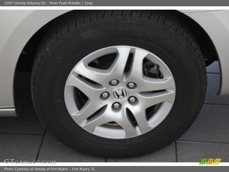 Silver Pearl Metallic / Gray 2007 Honda Odyssey EX