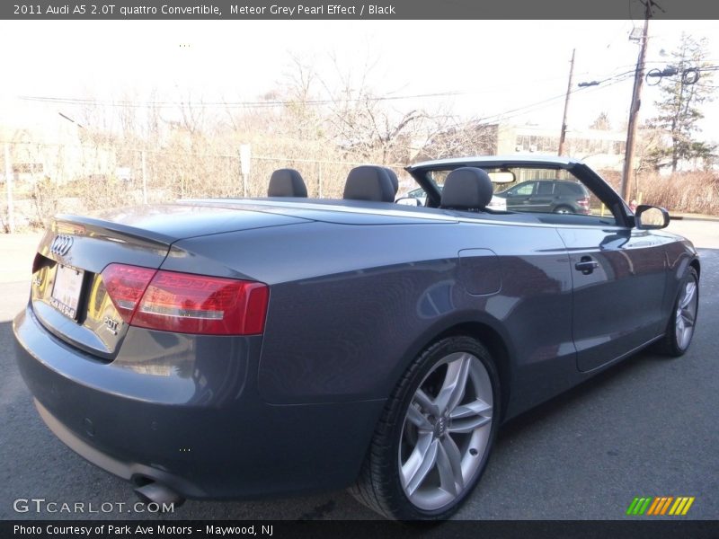 Meteor Grey Pearl Effect / Black 2011 Audi A5 2.0T quattro Convertible