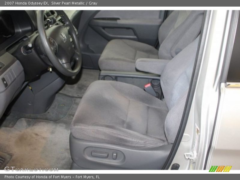 Silver Pearl Metallic / Gray 2007 Honda Odyssey EX