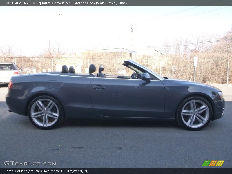 Meteor Grey Pearl Effect / Black 2011 Audi A5 2.0T quattro Convertible