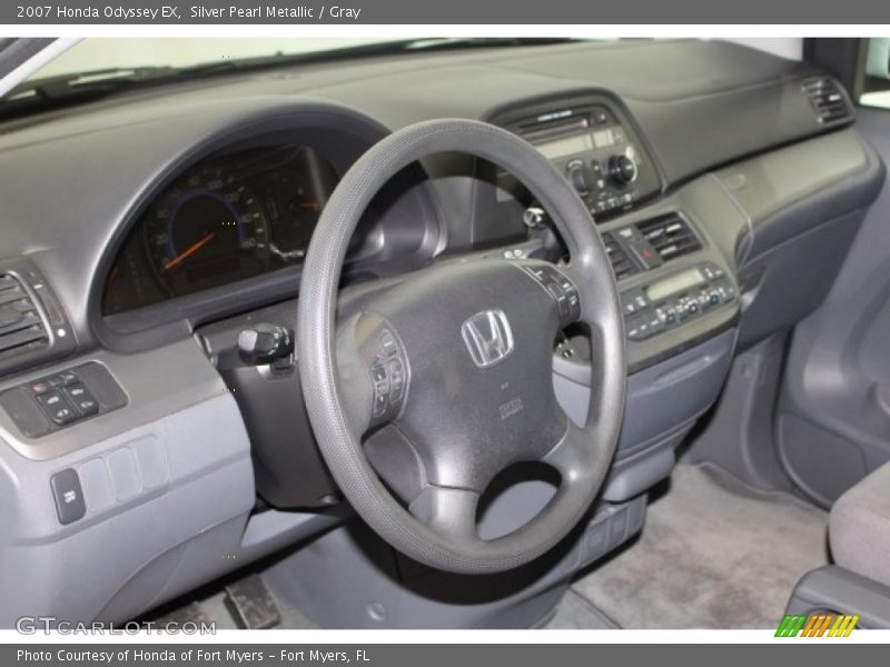 Silver Pearl Metallic / Gray 2007 Honda Odyssey EX