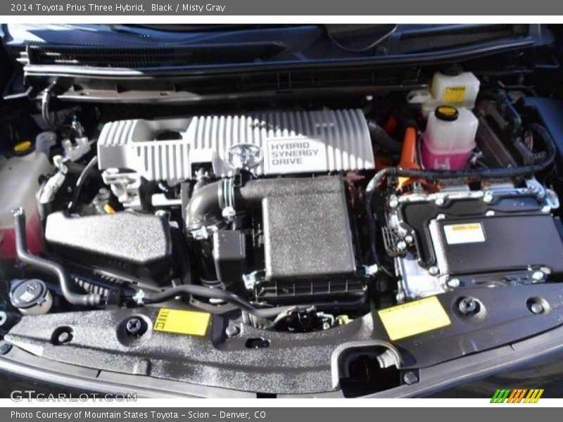 Black / Misty Gray 2014 Toyota Prius Three Hybrid