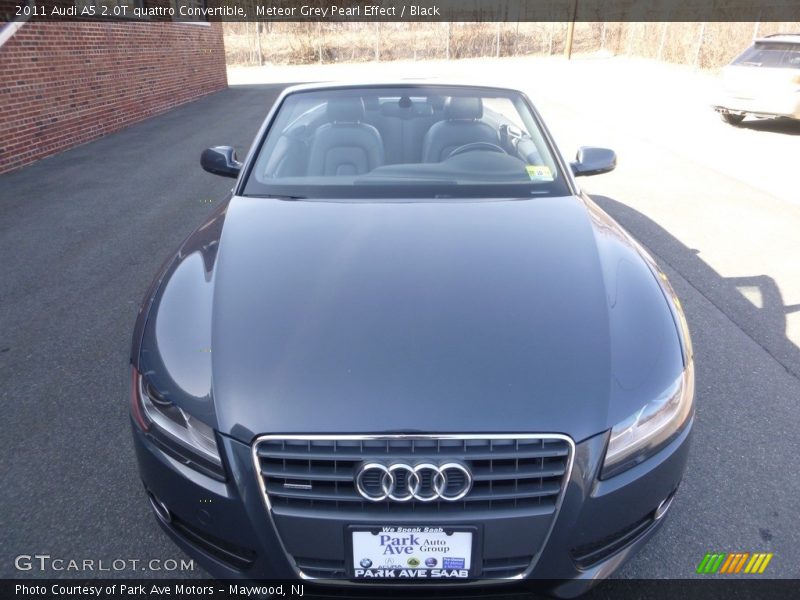 Meteor Grey Pearl Effect / Black 2011 Audi A5 2.0T quattro Convertible