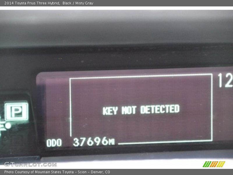 Black / Misty Gray 2014 Toyota Prius Three Hybrid