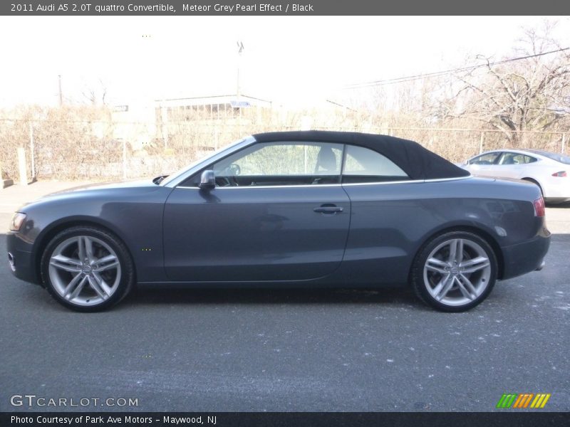 Meteor Grey Pearl Effect / Black 2011 Audi A5 2.0T quattro Convertible