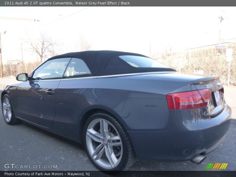 Meteor Grey Pearl Effect / Black 2011 Audi A5 2.0T quattro Convertible