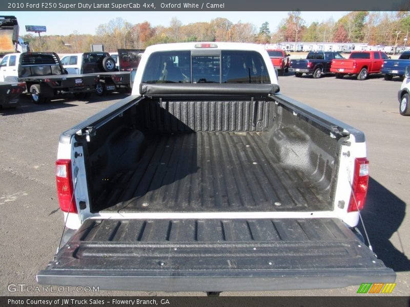 Oxford White / Camel 2010 Ford F250 Super Duty Lariat SuperCab 4x4