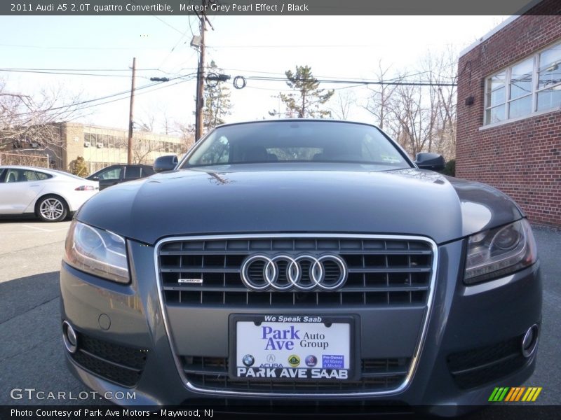 Meteor Grey Pearl Effect / Black 2011 Audi A5 2.0T quattro Convertible