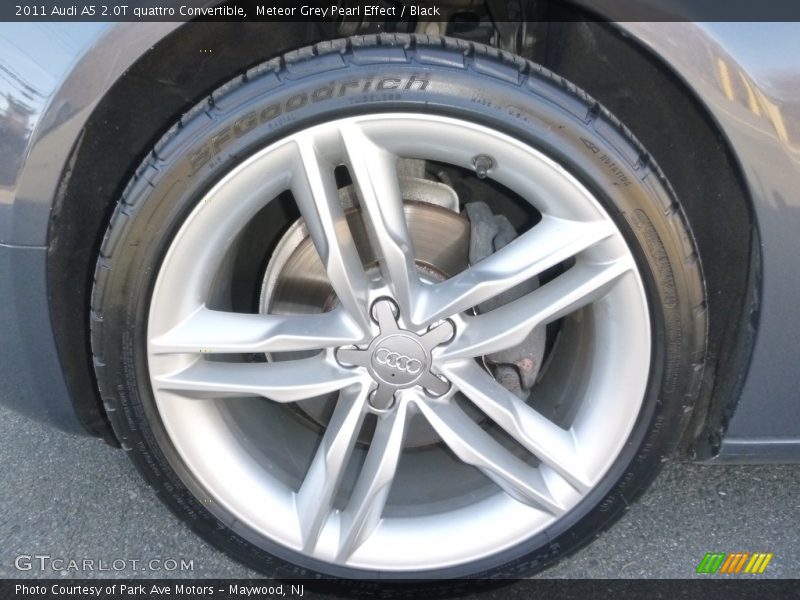 Meteor Grey Pearl Effect / Black 2011 Audi A5 2.0T quattro Convertible