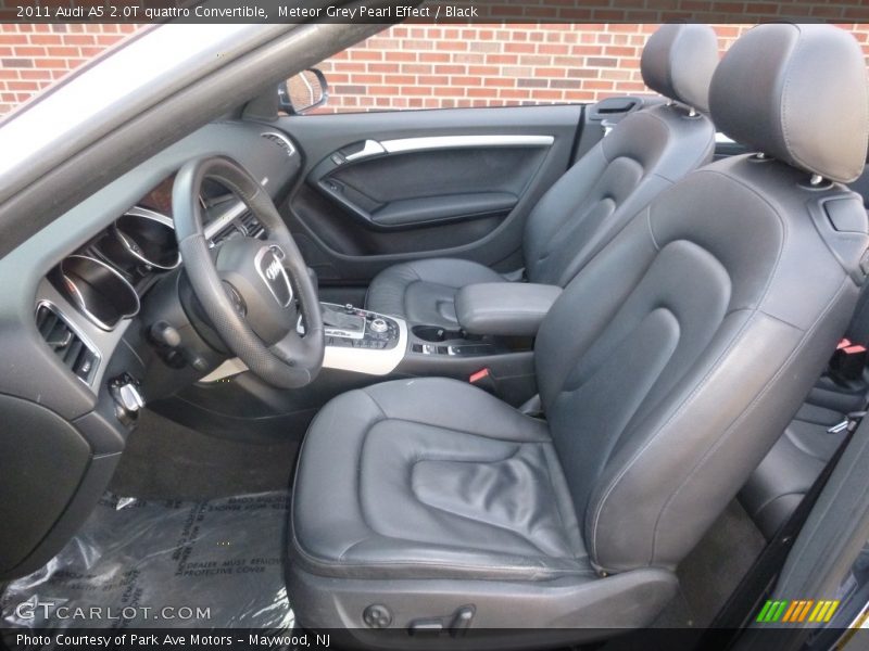 Meteor Grey Pearl Effect / Black 2011 Audi A5 2.0T quattro Convertible