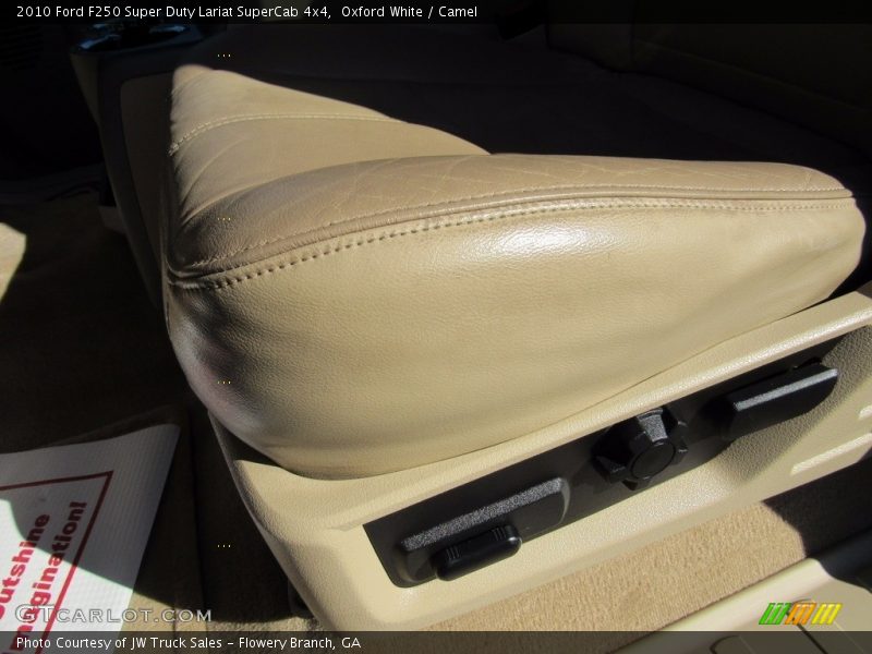 Oxford White / Camel 2010 Ford F250 Super Duty Lariat SuperCab 4x4