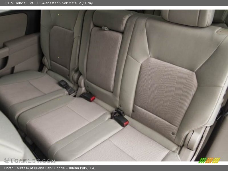 Alabaster Silver Metallic / Gray 2015 Honda Pilot EX