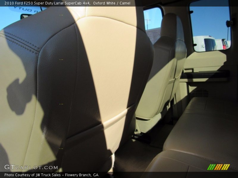 Oxford White / Camel 2010 Ford F250 Super Duty Lariat SuperCab 4x4