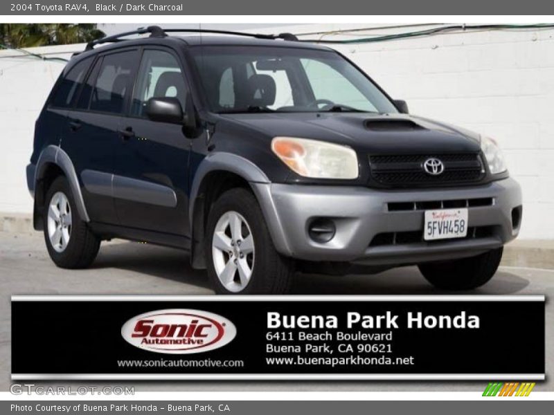 Black / Dark Charcoal 2004 Toyota RAV4