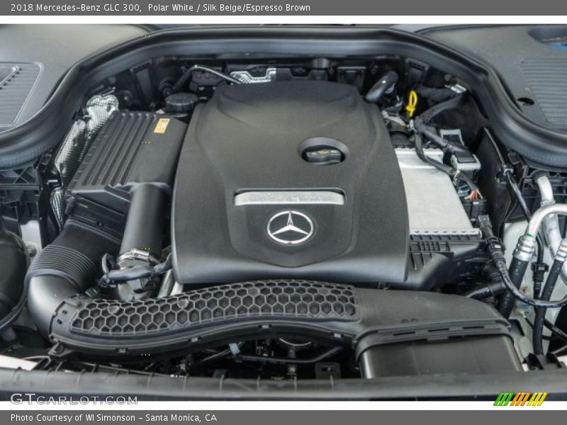 Polar White / Silk Beige/Espresso Brown 2018 Mercedes-Benz GLC 300