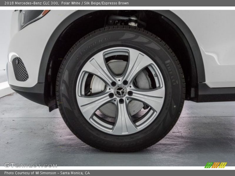 Polar White / Silk Beige/Espresso Brown 2018 Mercedes-Benz GLC 300