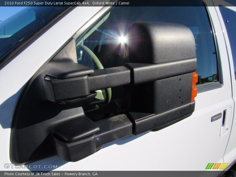 Oxford White / Camel 2010 Ford F250 Super Duty Lariat SuperCab 4x4