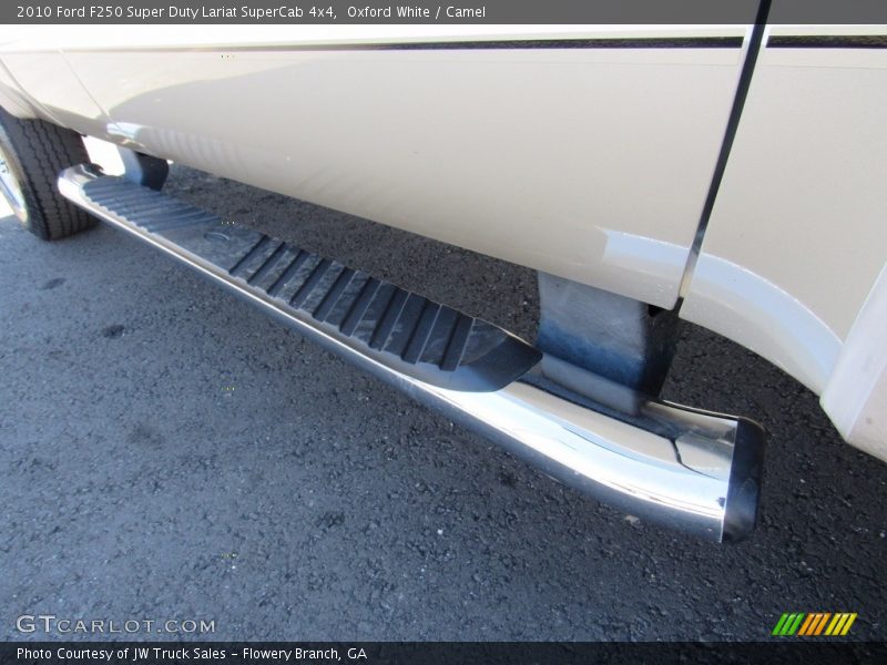 Oxford White / Camel 2010 Ford F250 Super Duty Lariat SuperCab 4x4