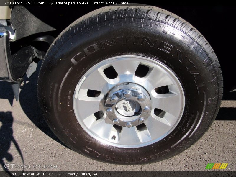 Oxford White / Camel 2010 Ford F250 Super Duty Lariat SuperCab 4x4