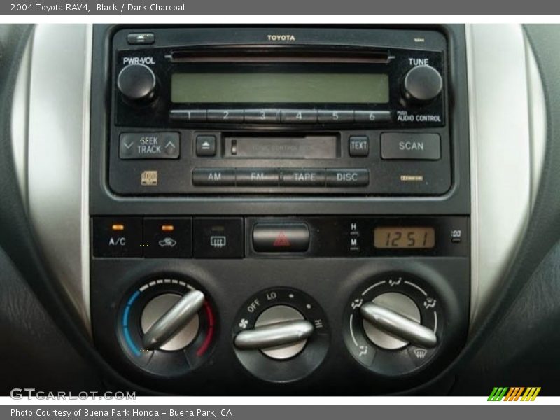 Black / Dark Charcoal 2004 Toyota RAV4