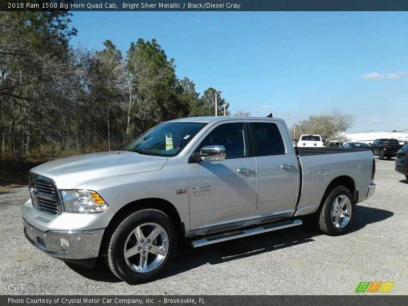 Front 3/4 View of 2018 1500 Big Horn Quad Cab