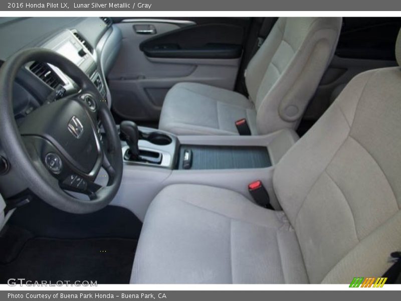 Lunar Silver Metallic / Gray 2016 Honda Pilot LX