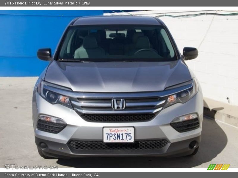 Lunar Silver Metallic / Gray 2016 Honda Pilot LX