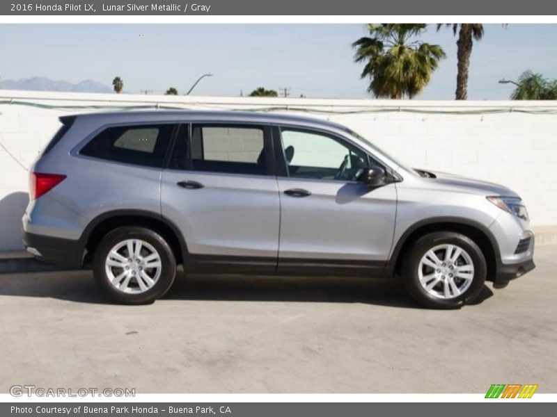 Lunar Silver Metallic / Gray 2016 Honda Pilot LX