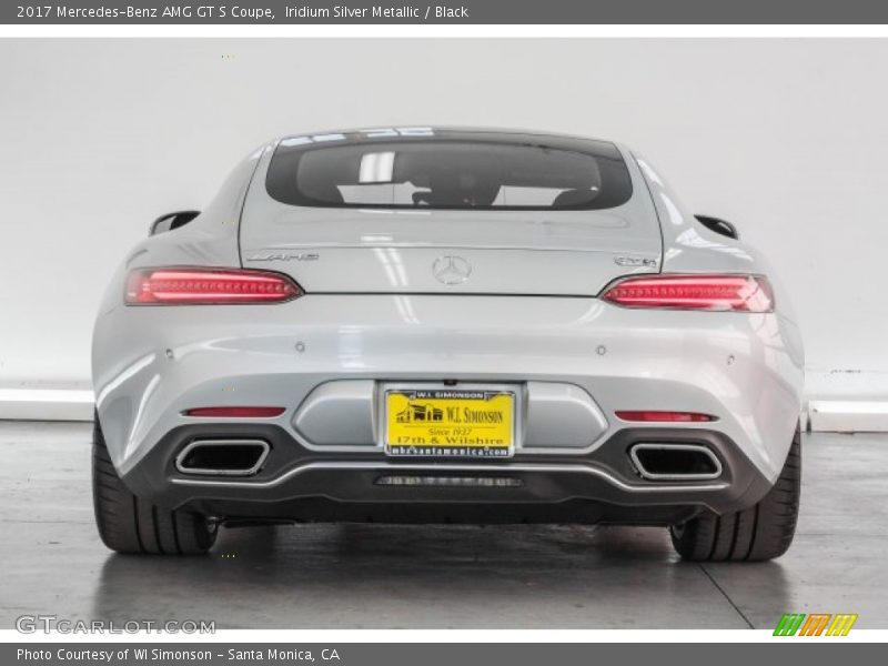 Iridium Silver Metallic / Black 2017 Mercedes-Benz AMG GT S Coupe