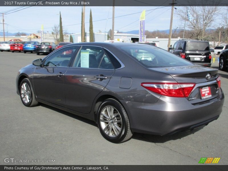 Predawn Gray Mica / Black 2017 Toyota Camry SE