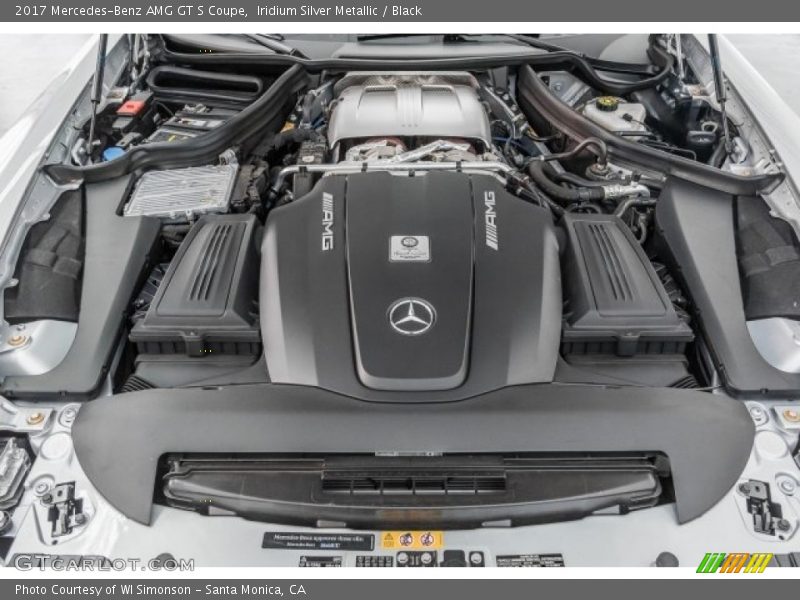  2017 AMG GT S Coupe Engine - 4.0 Liter AMG Twin-Turbocharged DOHC 32-Valve VVT V8