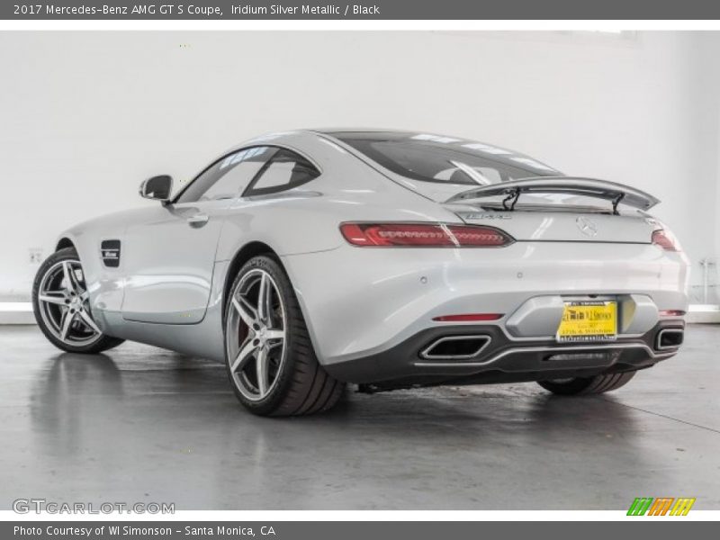 Iridium Silver Metallic / Black 2017 Mercedes-Benz AMG GT S Coupe