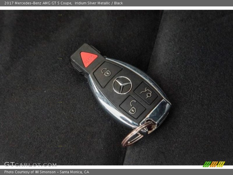 Keys of 2017 AMG GT S Coupe