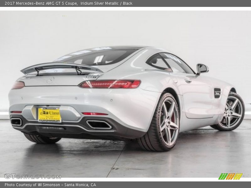 Iridium Silver Metallic / Black 2017 Mercedes-Benz AMG GT S Coupe