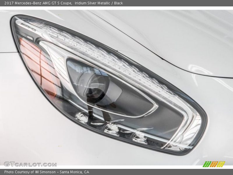 Iridium Silver Metallic / Black 2017 Mercedes-Benz AMG GT S Coupe