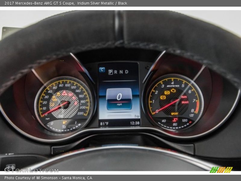  2017 AMG GT S Coupe S Coupe Gauges