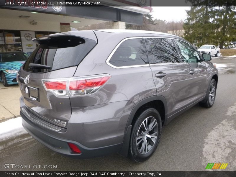 Predawn Gray Mica / Ash 2016 Toyota Highlander XLE