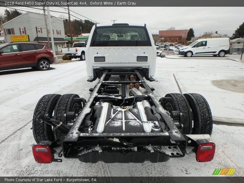 Oxford White / Earth Gray 2018 Ford F450 Super Duty XL SuperCab 4x4