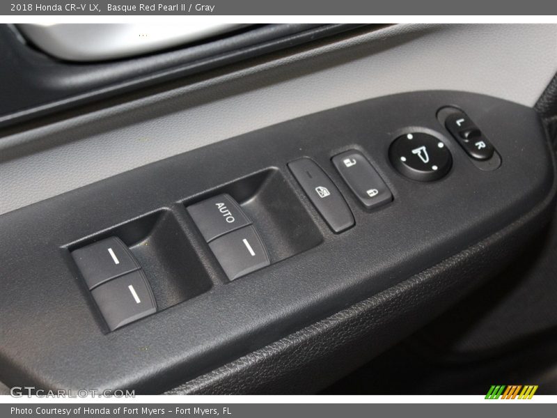 Basque Red Pearl II / Gray 2018 Honda CR-V LX