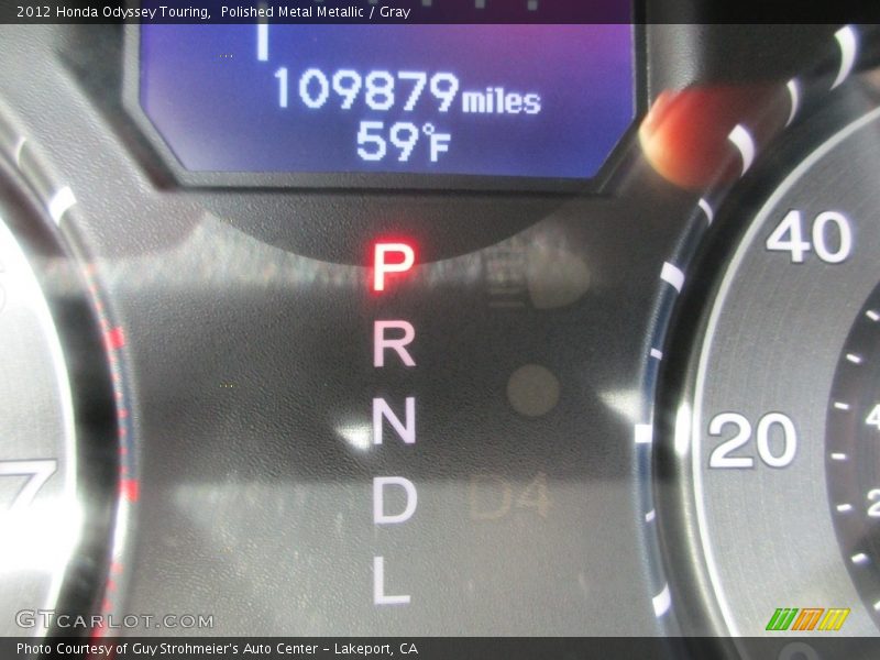 Polished Metal Metallic / Gray 2012 Honda Odyssey Touring